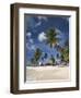 Beach and Palm Trees on Dog Island in the San Blas Islands, Panama, Central America-Donald Nausbaum-Framed Photographic Print