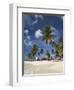 Beach and Palm Trees on Dog Island in the San Blas Islands, Panama, Central America-Donald Nausbaum-Framed Photographic Print