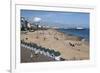 Beach and Pier, Eastbourne, East Sussex, England, United Kingdom, Europe-Stuart Black-Framed Photographic Print