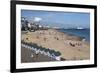 Beach and Pier, Eastbourne, East Sussex, England, United Kingdom, Europe-Stuart Black-Framed Photographic Print