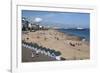 Beach and Pier, Eastbourne, East Sussex, England, United Kingdom, Europe-Stuart Black-Framed Photographic Print