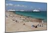 Beach and Pier, Eastbourne, East Sussex, England, United Kingdom, Europe-Stuart Black-Mounted Photographic Print