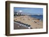 Beach and Pier, Eastbourne, East Sussex, England, United Kingdom, Europe-Stuart Black-Framed Photographic Print