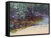 Beach and Rain Forest, Cape Tribulation, Northern Queensland, Australia-Robert Tyndall-Framed Stretched Canvas