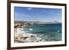 Beach and sea, Cabo Pulmo, UNESCO World Heritage Site, Baja California, Mexico, North America-Peter Groenendijk-Framed Photographic Print