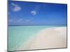 Beach and Sea, Maldives, Indian Ocean, Asia-Sakis Papadopoulos-Mounted Photographic Print