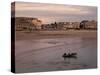 Beach and Seafront, Dinard, Cote d'Emeraude (Emerald Coast), Cotes d'Armor, Brittany, France-David Hughes-Stretched Canvas