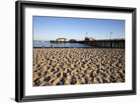 Beach and Stearns Wharf-Stuart-Framed Photographic Print