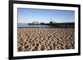 Beach and Stearns Wharf-Stuart-Framed Photographic Print