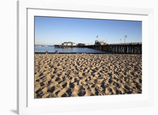 Beach and Stearns Wharf-Stuart-Framed Photographic Print