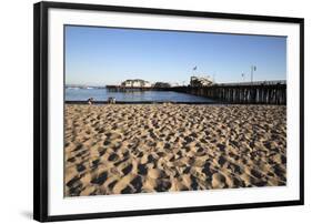 Beach and Stearns Wharf-Stuart-Framed Photographic Print