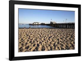 Beach and Stearns Wharf-Stuart-Framed Photographic Print