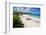 Beach and Sunshades, Long Bay, Antigua, Leeward Islands, West Indies, Caribbean, Central America-Frank Fell-Framed Photographic Print