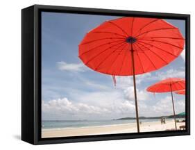 Beach and Tourists, Samed Island, Rayong, Thailand-Gavriel Jecan-Framed Stretched Canvas