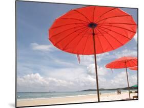 Beach and Tourists, Samed Island, Rayong, Thailand-Gavriel Jecan-Mounted Photographic Print