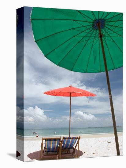 Beach and Tourists, Samed Island, Rayong, Thailand-Gavriel Jecan-Stretched Canvas