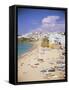 Beach and Town, Albufeira, Algarve, Portugal, Europe-Gavin Hellier-Framed Stretched Canvas