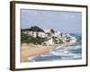 Beach and Town of Marinella Di Selinunte, Sicily, Italy, Mediterranean, Europe-Jean Brooks-Framed Photographic Print