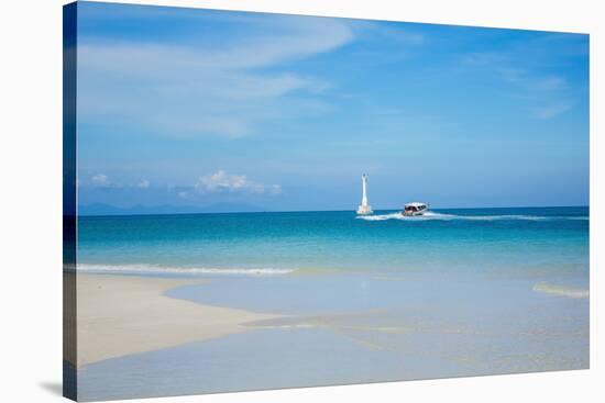 Beach and Tropical Sea-Ronnachai-Stretched Canvas