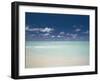 Beach and Turquoise Lagoon, Maldives, Indian Ocean-Papadopoulos Sakis-Framed Photographic Print