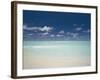 Beach and Turquoise Lagoon, Maldives, Indian Ocean-Papadopoulos Sakis-Framed Photographic Print