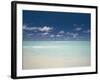 Beach and Turquoise Lagoon, Maldives, Indian Ocean-Papadopoulos Sakis-Framed Photographic Print