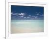 Beach and Turquoise Lagoon, Maldives, Indian Ocean-Papadopoulos Sakis-Framed Photographic Print