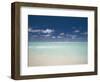 Beach and Turquoise Lagoon, Maldives, Indian Ocean-Papadopoulos Sakis-Framed Photographic Print