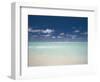 Beach and Turquoise Lagoon, Maldives, Indian Ocean-Papadopoulos Sakis-Framed Photographic Print