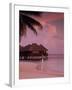 Beach and Water Villas at Sunset, Maldive Islands, Indian Ocean-Calum Stirling-Framed Photographic Print