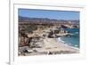 Beach and whale watch tower, Cabo Pulmo, UNESCO World Heritage Site, Baja California, Mexico, North-Peter Groenendijk-Framed Photographic Print