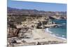 Beach and whale watch tower, Cabo Pulmo, UNESCO World Heritage Site, Baja California, Mexico, North-Peter Groenendijk-Mounted Photographic Print