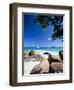 Beach, Anse Lazio, Island of Praslin, Seychelles, Indian Ocean, Africa-Lee Frost-Framed Photographic Print