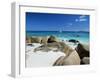 Beach, Anse Lazio, Praslin Island, Seychelles, Indian Ocean, Africa-Lee Frost-Framed Photographic Print