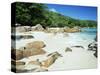 Beach, Anse Lazio, Praslin Island, Seychelles, Indian Ocean, Africa-Lee Frost-Stretched Canvas