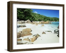 Beach, Anse Lazio, Praslin Island, Seychelles, Indian Ocean, Africa-Lee Frost-Framed Photographic Print