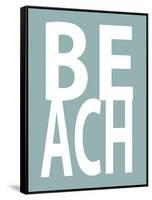 Beach Aqua-Jamie MacDowell-Framed Stretched Canvas