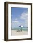 Beach Area at the '44 St', Dumbrella and Loungers, Atlantic Ocean, Miami South Beach, Florida, Usa-Axel Schmies-Framed Photographic Print