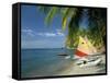 Beach at Anse Chastenet, St. Lucia, Windward Islands, West Indies, Caribbean, Central America-John Miller-Framed Stretched Canvas