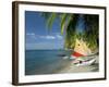 Beach at Anse Chastenet, St. Lucia, Windward Islands, West Indies, Caribbean, Central America-John Miller-Framed Photographic Print