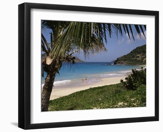 Beach at Anse Des Flamands, St. Barts (St. Barthelemy), West Indies, Caribbean, Central America-Ken Gillham-Framed Photographic Print