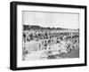 Beach at Atlantic City, New Jersey, USA, Late 19th Century-John L Stoddard-Framed Giclee Print