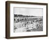 Beach at Atlantic City, New Jersey, USA, Late 19th Century-John L Stoddard-Framed Giclee Print