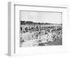 Beach at Atlantic City, New Jersey, USA, Late 19th Century-John L Stoddard-Framed Giclee Print