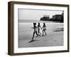 Beach at Atlantic City, the Site of the Atlantic City Beauty Contest-Peter Stackpole-Framed Premium Photographic Print