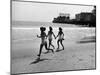 Beach at Atlantic City, the Site of the Atlantic City Beauty Contest-Peter Stackpole-Mounted Premium Photographic Print