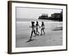 Beach at Atlantic City, the Site of the Atlantic City Beauty Contest-Peter Stackpole-Framed Photographic Print