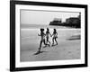 Beach at Atlantic City, the Site of the Atlantic City Beauty Contest-Peter Stackpole-Framed Photographic Print