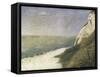 Beach at Bas Butin, Honfleur-Georges Seurat-Framed Stretched Canvas