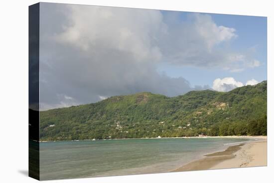 Beach at Bel Ombre, Baie Beau Vallon, Mahe, Seychelles, Indian Ocean Islands-Guido Cozzi-Stretched Canvas